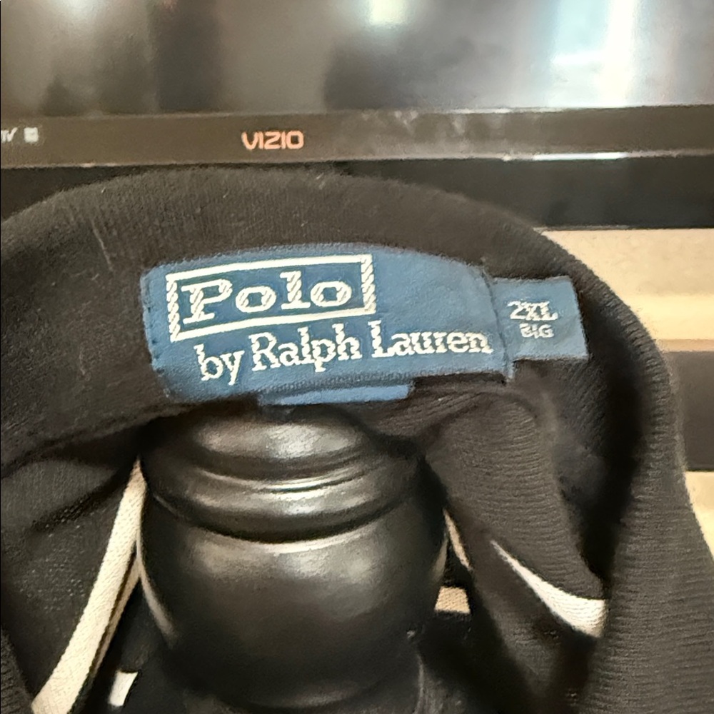 Polo by Ralph Lauren Black and White Striped Shirt - Big - Picture 2 of 4